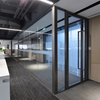 Custom Size Modern Privacy Screen OEM 90A Frosted Glass Partition for Office Spaces
