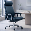 OEM/ODM Optional Thickness PVC Leather Padding and 360° Swivel Function Conference Room Leather Managers Office Chair