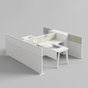 Large Executive Front Office Reception Desk for Manager and Private Workspace