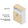 Premium Wooden Document Cabinet for Confidential Files Storage and Organization