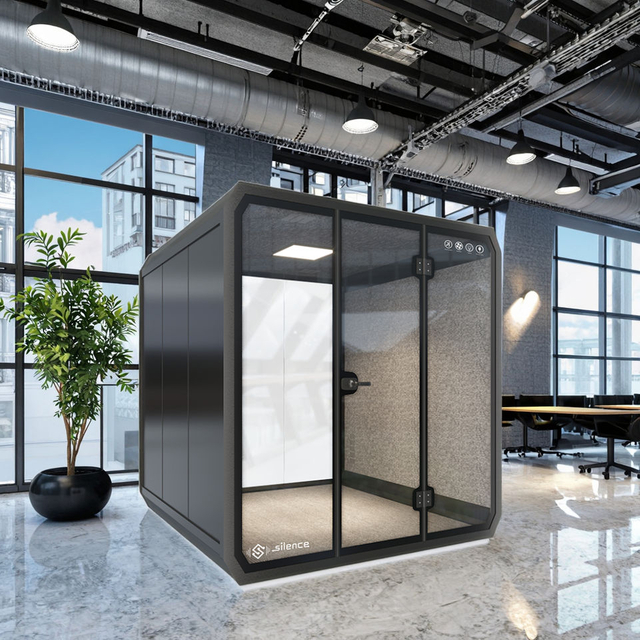 E0 Grade Environmental Friendly Sound Isolation Booth with 30±5DB Noise Reduction Ideal for Podcast Recording and Office Use
