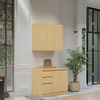 Luxury Bespoke Modular Kitchen Cabinets with Waterproof Finish for Small Apartments and Urban Dwellers