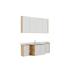 Custom Made Soft Close Doors Apartment Essential Wooden Bath Vanity Cabinet