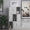 Commercial Grade Metal Multi 9 Door Storage Cabinet Lockers for Office School Home Use and Supermarket Use