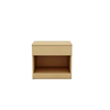 Minimalist Modern Wood Bedroom Nightstand Bedside Table with Hidden Storage for Modern Renters