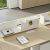 Sleek Contemporary Workstation Equipment Office Desks for Teams Co-Working Space and University Office