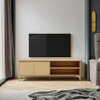 Minimalist TV Wall Unit for Modern Bedrooms Custom Wood Finish Living Room Storage Solution