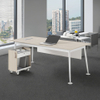 New Design Eco-friendly Wooden Office Table Versatile Luxury Manager's Desk with Storage Cabinet for Sale