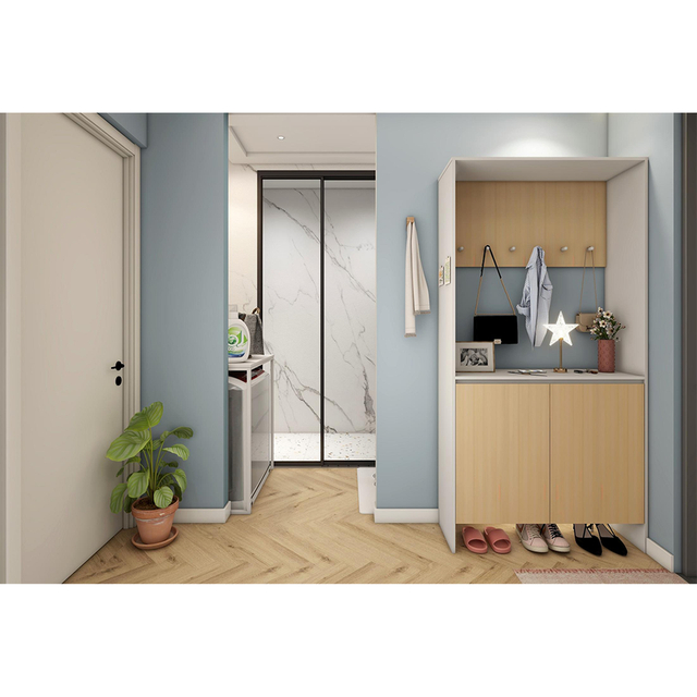 Customizable Modular Shoe Cabinet with Door Storage System for Any Space