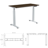 Electric Height Adjustable Standing Desk up and Down Desk Ergonomic Sit to Stand Workstation for Office & Home Use