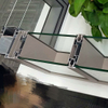Office Modular Glass Wall Partition System Eco Friendly Design Quick Assembly Framed Glass Divider