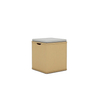 Compact square Design Lightweight and Durable Living Room Storage Minimalist Wooden Stool Home Furniture Small Wood Stool