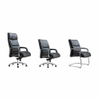 High-End Leather and Ergonomic Design Task High Back Leather Executive Chair Office Chair for Modern Workstations