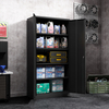Heavy Duty Fireproof File 2 Door Filing Cabinet Set Safety Document Storage for School Office Building