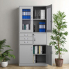 Strong 0.5mm Frame 0.35mm Body 4 Drawer Cold Steel Filing Cabinets for Home Business School Use