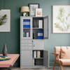 Strong 0.5mm Frame 0.35mm Body 4 Drawer Cold Steel Filing Cabinets for Home Business School Use