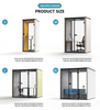 Portable Soundproof Meeting Pod Compact Acoustic Booth for Podcast Recording and Private Phone Calls