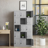 Supermarket Home Office School Organization Use Strong Steel Multi Door Steel Locker Cabinet