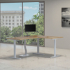 Electric Adjustable Height Workstation Computer Height Adjustable Table Office Furniture Professional Home up and Down Desk