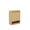 Space Saving Modern Shoe Organizer Cabinet for Apartment Entryway Storage