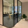 Durable Framed Double Glazed Office Partition Custom Color Glass Wall for Professional Workspace
