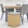Compact & Stylish Seating Small Wooden Stool for Apartment Dining,Multi-Functional Wood Stool - Dining Side Table or Step Stool