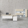 High-quality Customized Modern Basic CEO Office Desk Wooden Main Table with Sub-cabinet for Manager