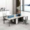 Eco Friendly Minimalist Design Ergonomic Staff Workstation Professional Office Workstations and Desks