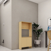 Customizable Modular Shoe Cabinet with Door Storage System for Any Space