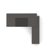 Executive L-Shaped Easy Assembly Office Furniture Set Manager Desk for Office Use CEO Suitable
