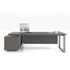 Executive L-Shaped Easy Assembly Office Furniture Set Manager Desk for Office Use CEO Suitable
