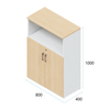Premium Wooden Document Cabinet for Confidential Files Storage and Organization