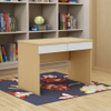 Custom Wood Finish Modern Home Office Writing Desk Study Table for Apartments