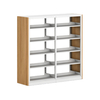 Space Saving Steel Cabinet Bookshelf Storage Rack for Office Organization Home Office