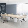 Custom Modern Solid Wood Top and Steel Legs Office Meeting Table for Executive Meeting Rooms & Corporate Spaces