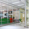 Manufactory Material Soundproof Floor to Ceiling Louvered Transparent Glass Office Partition