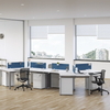Non-Destructive Installation 3 6 9 Person Modern Modular Office Furniture Durable Staff Desk