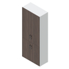 Secure Confidential Documents Home File Storage Organizer White and Gray Office File Cabinets with Lock