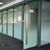 Premium Modular Glass Office Partition Reusable Wall System with Clear Tempered Glass Panels