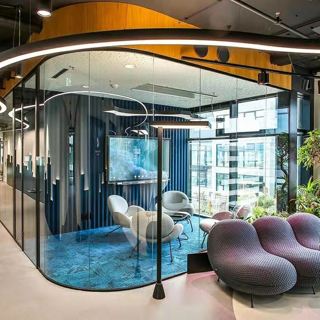 Commercial-Grade OEM ODM Office Building Room glass wall partition panel