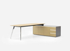 L Shaped Furniture Boss Table Design Modern Ceo Manager Desk Executive Wooden Office Table for Office Hotel School
