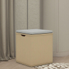 Compact square Design Lightweight and Durable Living Room Storage Minimalist Wooden Stool Home Furniture Small Wood Stool