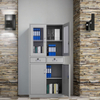 High Quality 0.5mm Frame 0.35mm Body Metal Steel Two Drawer Filing Cabinet for School Office Storage