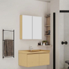 Customizable Bathroom Vanity Set with Waterproof Coating for Small Space Solutions by DIY Homeowners