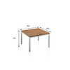 Commercial Quantity Coffee Table Luxury Modern Office Chinese Tea Table for Reception Room