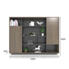 Custom Modular Furniture Modern E0-grade Particle Board Material Storage Wooden Filing Cabinet for Office