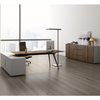 E0 Grade High-density Particleboard Modern Practical Office Wood Room Storage File Cabinet With 4 Hinge Doors 3 Drawers