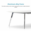 Premium Custom Color Options Solid Wood Painted Tabletop Electroplated Legs Meeting Table