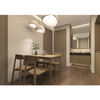 Customized Apartment Suite Two Bedrooms and Twin Beds Per Room with Storage Rack Shoe Cabinet Wardrobe Desk Shower Cabinet