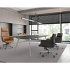 Modern Soft High Density Sponge Seat Leather Swivel Executive Chairs for Reception Area Workplace